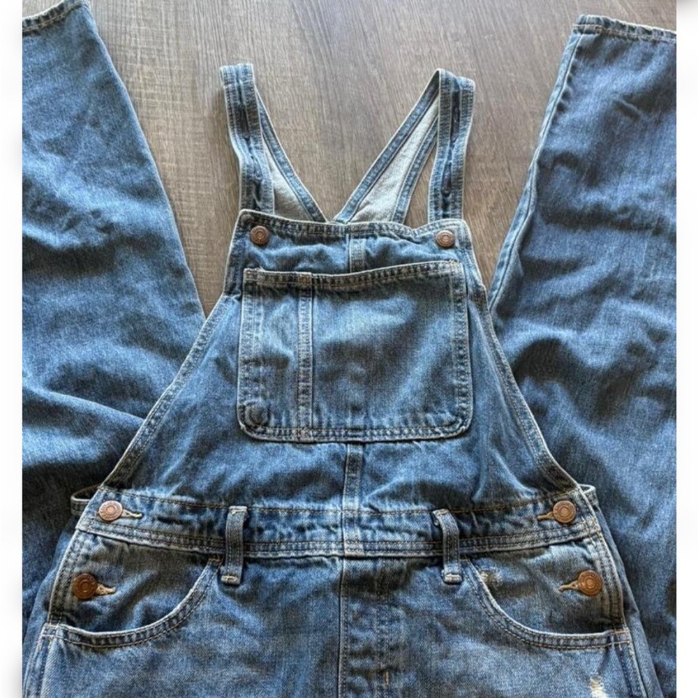 Denim Overalls Dress - Blue Women's Overall Dress